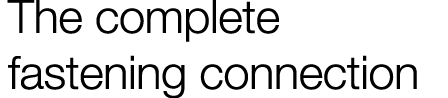 The complete fastening connection